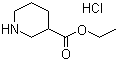 结构式 CAS# 4842-86-8, 哌啶-3-甲酸乙酯盐酸盐