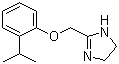 结构式 CAS# 4846-91-7, 非诺沙唑啉; 2-(2-异丙基苯氧甲基)-2-咪唑啉