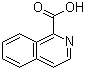 Isoquinoline-1-carboxylic acid molecular structure (CAS 486-73-7)