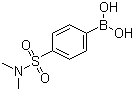 结构式 CAS# 486422-59-7, 4-(N,N-二甲基磺酰胺基)苯硼酸; N,N-二甲基-4-硼酸基苯磺酰胺