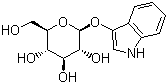 structure of CAS# 487-60-5, 3-Indoxyl-beta-D-glucopyranoside;3-Indoxyl-beta-D-glucoside