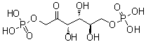 Fosfructose molecular structure (CAS 488-69-7)