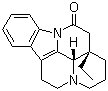 structure of CAS# 4880-88-0, Vinburnine;Cervoxan; Eburnal Ritardo; cis-Vincamone; (3alpha,16alpha)-Eburnamenin-14(15H)-one