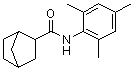 structure of CAS# 489402-47-3, N-(2,4,6-Trimethylphenyl)-bicyclo[2.2.1]heptane-2-carboxamide