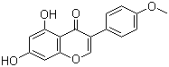 5,7-Dihydroxy-4'-methoxyisoflavone molecular structure (CAS 491-80-5)