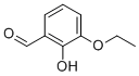 3-乙氧基水杨醛分子结构 (CAS 492-88-6)