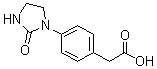 4-(2-Oxo-1-imidazolidinyl)benzeneacetic acid molecular structure (CAS 492445-92-8)