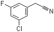 结构式 CAS# 493038-93-0, 3-氯-5-氟苯乙腈