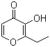 structure of CAS# 4940-11-8, Ethyl maltol;2-Ethyl-3-hydroxy-4-pyrone; 3-Hydroxy-2-ethyl-4-pyrone