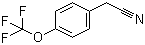 4-(三氟甲氧基)苯乙腈分子结构 (CAS 49561-96-8)