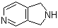 2,3-二氢-1H-吡咯并[3,4-c]吡啶分子结构 (CAS 496-13-9)