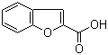 Benzofuran-2-carboxylic acid molecular structure (CAS 496-41-3)