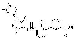 Eltrombopag molecular structure (CAS 496775-61-2)