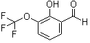 structure of CAS# 497959-31-6, 2-Hydroxy-3-(trifluoromethoxy)benzaldehyde;2-Hydroxy-3-trifluoromethoxybenzaldehyde; 3-Trifluoromethoxysalicylaldehyde