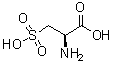 3-磺基-L-丙氨酸分子结构 (CAS 498-40-8)
