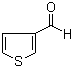 结构式 CAS# 498-62-4, 3-噻吩甲醛