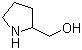 structure of CAS# 498-63-5, 2-(Hydroxymethyl)pyrrolidine;2-Pyrrolidinylmethanol