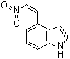 结构式 CAS# 49839-99-8, 4-(2-硝基乙烯基)吲哚