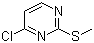 structure of CAS# 49844-90-8, 4-Chloro-2-methylthiopyrimidine;4-Chloro-2-(methylthio)pyrimidine
