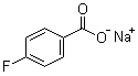 structure of CAS# 499-90-1, Sodium 4-fluorobenzoate;Sodium p-fluorobenzoate