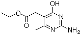 结构式 CAS# 499209-19-7, 2-氨基-4-羟基-6-甲基-5-嘧啶乙酸乙酯