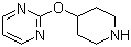 结构式 CAS# 499240-48-1, 2-(哌啶-4-基氧代)嘧啶