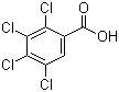 结构式 CAS# 50-74-8, 2,3,4,5-四氯苯甲酸