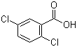 structure of CAS# 50-79-3, 2,5-Dichlorobenzoic acid