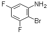 2-Bromo-3,5-difluorobenzenamine molecular structure (CAS 500357-40-4)