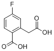 structure of CAS# 500779-09-9, 2-(Carboxymethyl)-4-fluorobenzoic acid