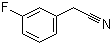 structure of CAS# 501-00-8, 3-Fluorophenylacetonitrile;3-Fluorobenzeneacetonitrile; 3-Fluorobenzyl cyanide