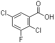 结构式 CAS# 501008-42-0, 2,5-二氯-3-氟苯甲酸