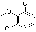 structure of CAS# 5018-38-2, 4,6-Dichloro-5-methoxypyrimidine
