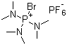 structure of CAS# 50296-37-2, Bromotris(dimethylamino)phosphonium hexafluorophosphate;BroP