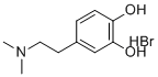 structure of CAS# 50309-53-0, Dopamine Impurity 42 HBr;4-[2-(Dimethylamino)ethyl]benzene-1,2-diol hydrobromide