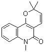 结构式 CAS# 50333-13-6, N-甲基芸香碱