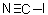 Iodine cyanide molecular structure (CAS 506-78-5)