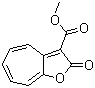 结构式 CAS# 50603-71-9, 3-甲氧羰基-2H-环庚三烯并[b]呋喃-2-酮