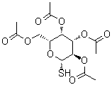 结构式 CAS# 50615-66-2, 2,3,4,6-四-O-乙酰基-1-硫代-beta-D-吡喃半乳糖