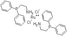 structure of CAS# 506417-41-0, Dichlorobis(2-(diphenylphosphino)ethylamine)ruthenium(II)