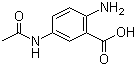 structure of CAS# 50670-83-2, 5-Acetamidoanthranilic acid;5-Acetamido-2-aminobenzoic acid