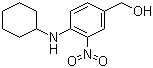 structure of CAS# 509094-02-4, 4-(Cyclohexylamino)-3-nitrobenzenemethanol;[4-(Cyclohexylamino)-3-nitrophenyl]methanol