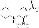 structure of CAS# 509094-03-5, 4-Cyclohexylamino-3-nitrobenzaldehyde