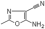 structure of CAS# 5098-16-8, 5-Amino-2-methyl-4-oxazolecarbonitrile;5-Amino-2-methyl-1,3-oxazole-4-carbonitrile; NSC 133684