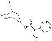 Scopolamine molecular structure (CAS 51-34-3)