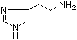 structure of CAS# 51-45-6, Histamine;1H-Imidazole-4-ethanamine; 2-(4-Imidazolyl)ethylamine; 4-(2-Aminoethyl)-1H-imidazole