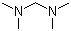 structure of CAS# 51-80-9, Tetramethylmethanediamine;Bis(dimethylamino)methane; Dimethyl[(dimethylamino)methyl]amine; Methylenebis(dimethylamine); N,N,N',N'-Tetramethyldiaminomethane; N,N,N',N'-Tetramethylmethanediamine; N,N,N',N'-Tetramethylmethylenediamine; N,N'-Tetramethyldiaminomethane; N,N'-Tetramethylmethanediamine; NSC 166169; NSC 54796; Tetramethyldiaminomethane; 2,4-Dimethyl-2,4-diazapentane; Tetramethylmethylenediamine