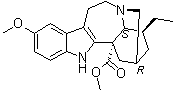 structure of CAS# 510-22-5, Voacangine;Carbomethoxyibogaine