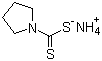 Ammonium 1-pyrrolidinedithiocarbamate molecular structure (CAS 5108-96-3)
