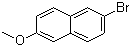 2-Bromo-6-methoxynaphthalene molecular structure (CAS 5111-65-9)